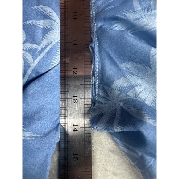 Tommy Bahama Mens XL Blue Palm Tree Ombre Swim Trunks 221-ST924734 - Picture 9 of 10